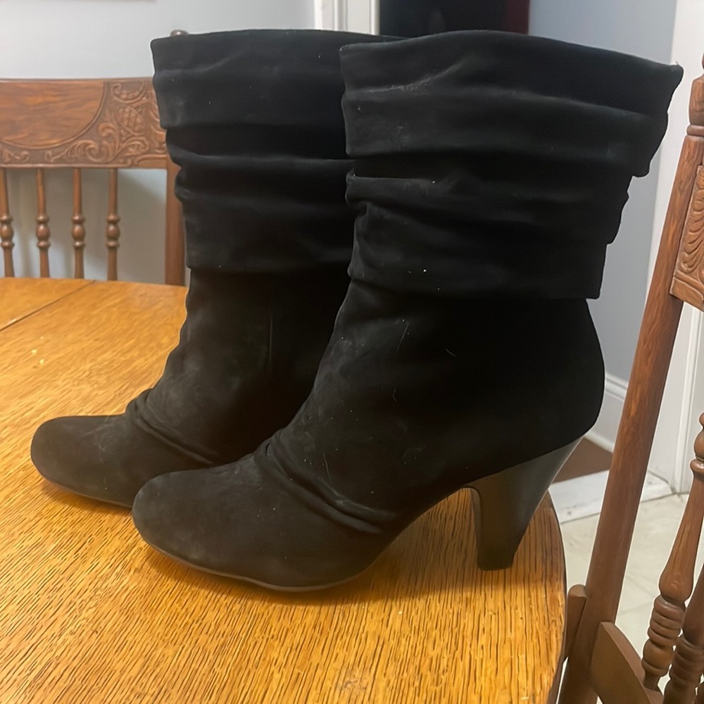 Jessica Simpson Black Suede Boots